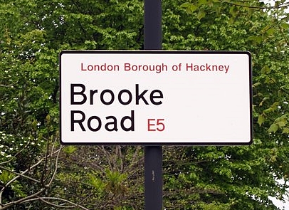 Hackney Brook - Brook Road E5 - watery clues in streetnames