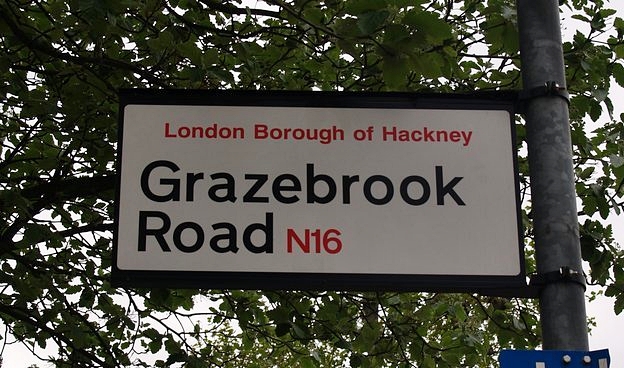 Hackney Brook - Grazebrook Road London E16 - watery clues in streetnames