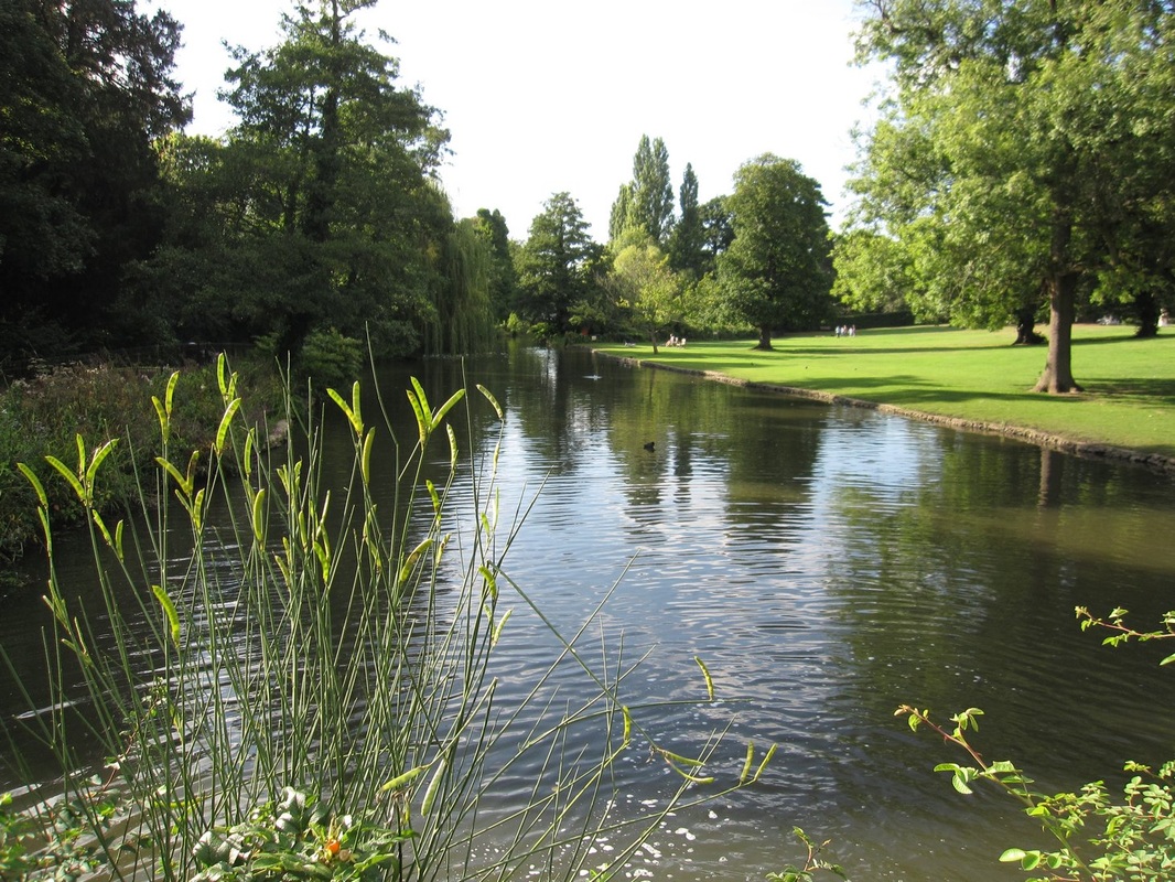 The waters of Bollo Brook originally fed the lakes and fountains at Chiswick House