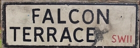 London's Lost Rivers - The Falcon Brook is remembered in the name Falcon Terrace
