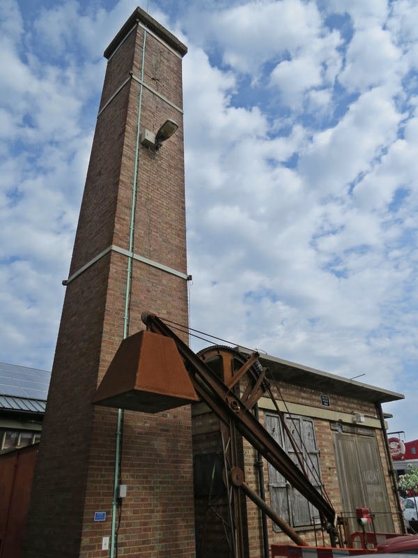 Picture of old industrial chimney in Leamouth 