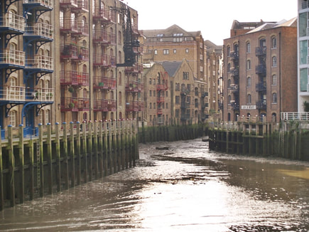 St Saviour's Dock is where the Rver  Neckinger meets the Thames