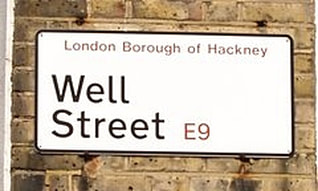Hackney Brook - Well Street  E9 - watery clues in streetnames