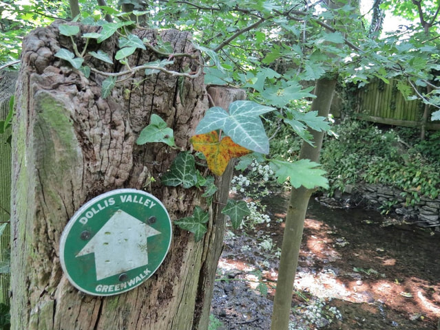 The Dollis Valley Greenwalk  is a long distance footpath between Moat Mount Nature Reserve in Mill Hill and Hampstead Heath. It mainly follows the course of the Dollis Brook & some of the Mutton Brook